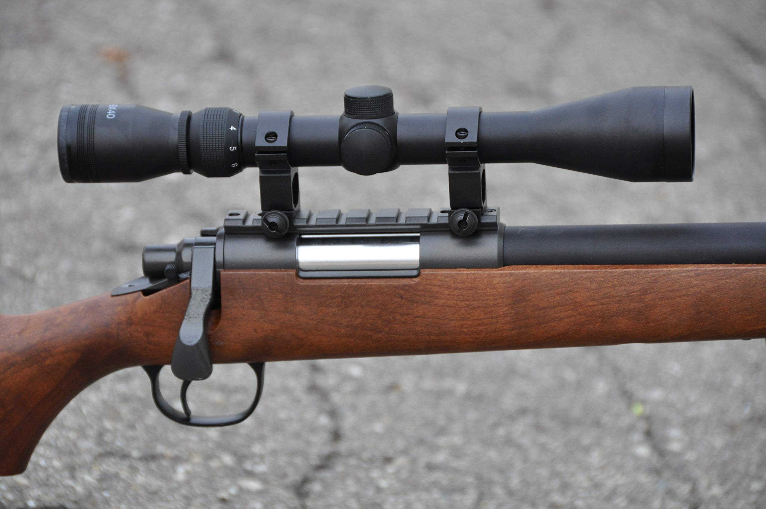 VRS10 Bolt Action Airsoft Sniper Rifle with 9X Scope - Wood Finish | High-Precision Airsoft Gun for Outdoor Target Shooting & Tactical Games