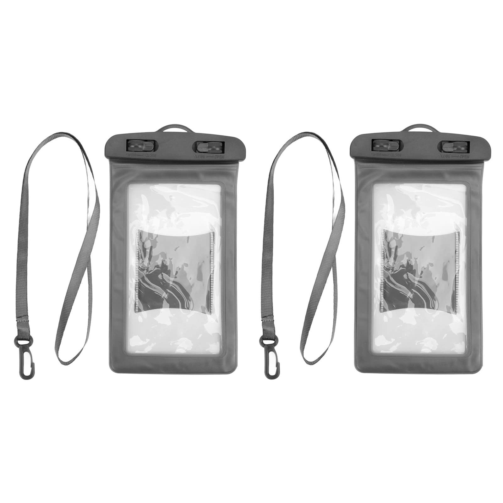 **Demeras Waterproof Phone Pouch - Transparent PVC Phone Bag for Swimming, Beach & Outdoor Activities - Touchscreen Sensitive & Large Capacity**    (优化点：   1. 核心关键词前置（Waterproof Phone Pouch）   2. 明确材质（PVC）和功能（Touchscreen Sensitive）   3. 使用场景扩展（Swimming, Beach & Outdoor Activities）   4. 符合SEO规范：长度适中，包含用户搜索高频词)