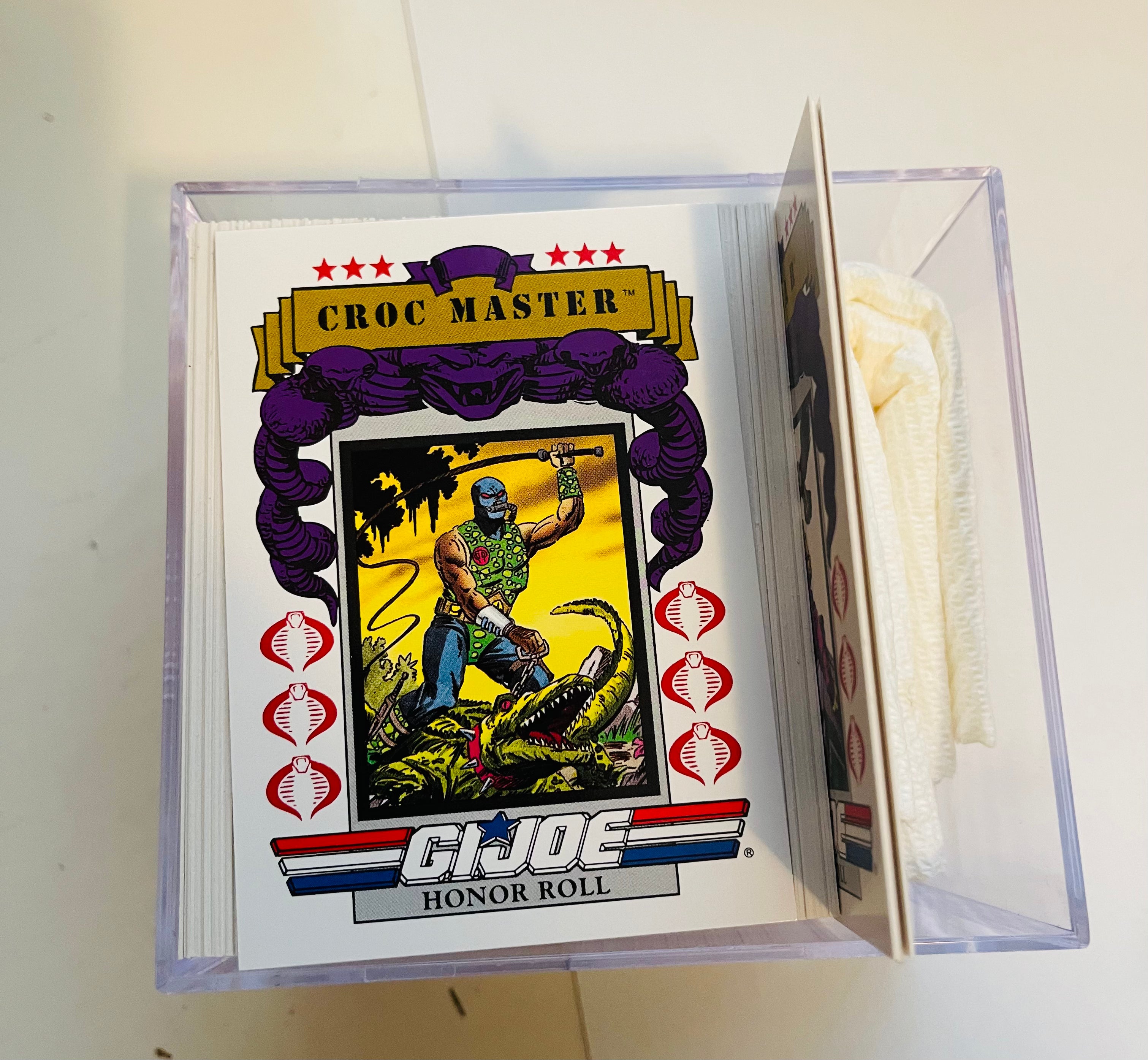 1991 G.I. Joe Complete Trading Card Set - Vintage Collectible Cards for Display, Gaming & Nostalgic Gift Giving
