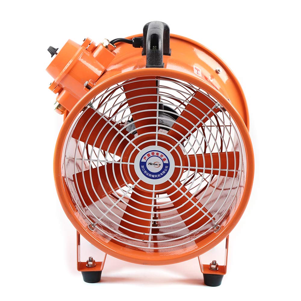 250W 110V Portable Blower Fan - 10 Inch High Power Ventilation Fan with Low Noise & Energy Saving - Ideal for Home, Garage, Workshop, and Industrial Ventilation