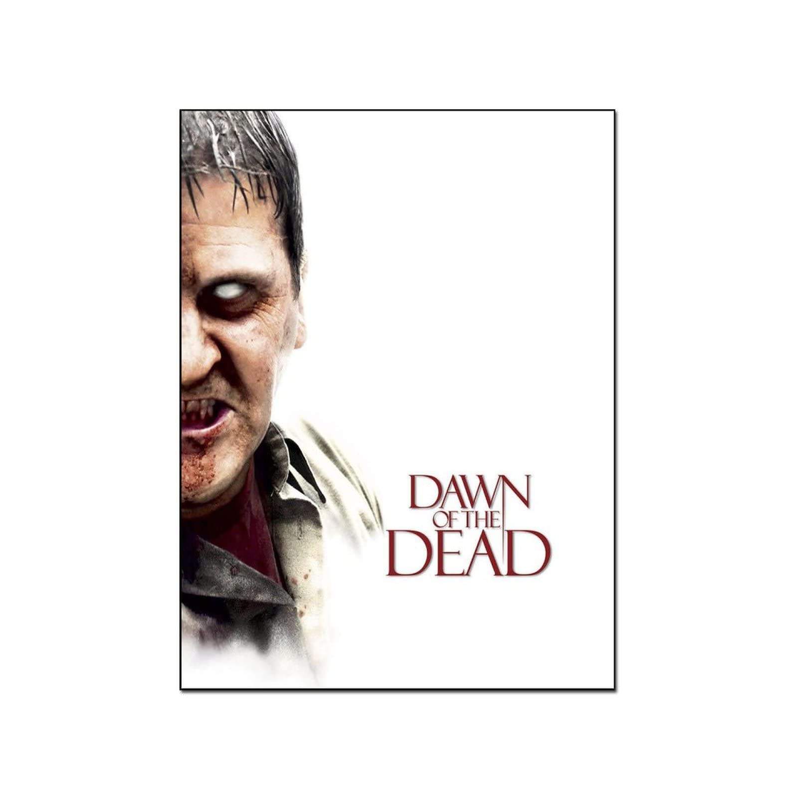 Living Dead Dawn Movie Poster Canvas Wall Art - 20x26 Inch (51x66cm) Horror Film Print for Living Room, Bedroom & Home Theater Decor - Premium Aesthetic Wall Picture for Movie Lovers & Zombie Fans