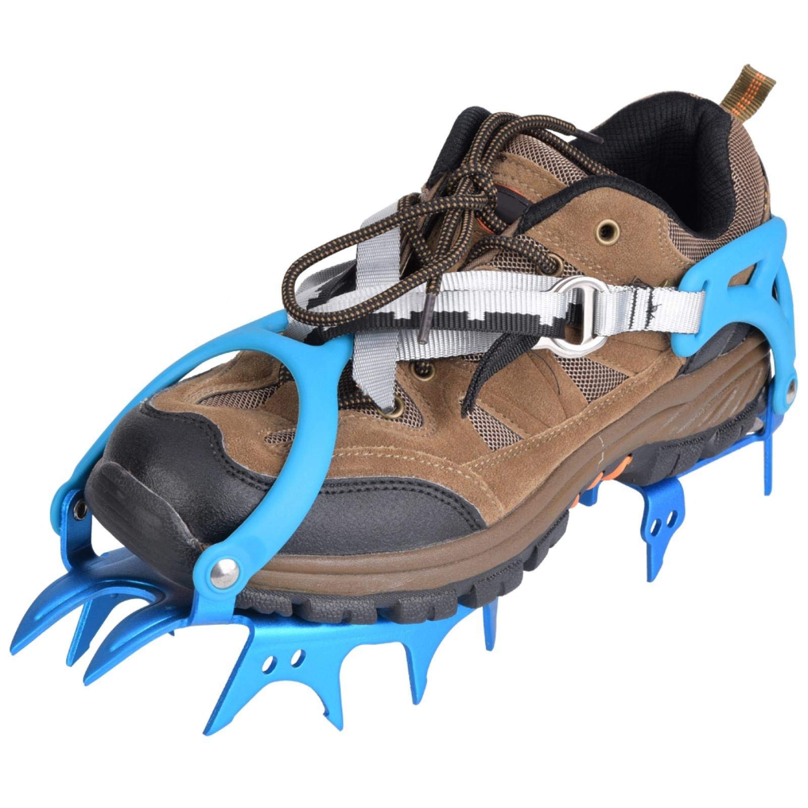 Xinde Snow Traction Cleats - Anti Slip Ice Grips for Hiking, Skiing & Climbing | Durable Winter Crampons for Walking on Snow & Ice | Perfect for Outdoor Adventures & Slippery Conditions