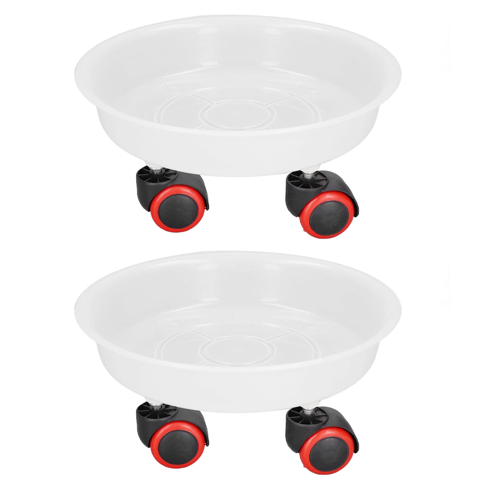 Yosoo Thickened Portable Plant Stand Flower Pot Tray - Durable Moving Tray for Indoor/Outdoor Plants - Perfect for Home Decor, Garden, Balcony & Patio Use