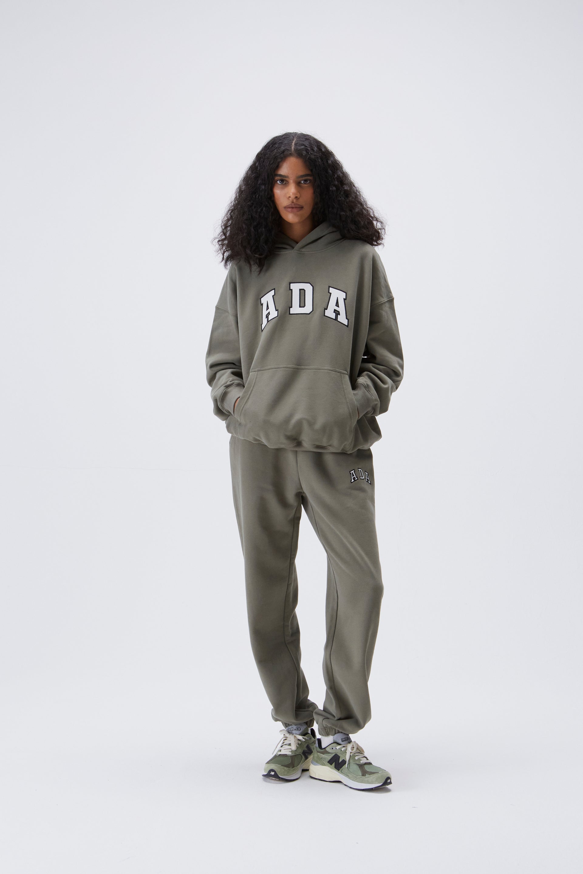 ADA Sweatpants for Women - Soft & Comfortable Olive Green Joggers | Perfect for Yoga, Lounge & Casual Wear