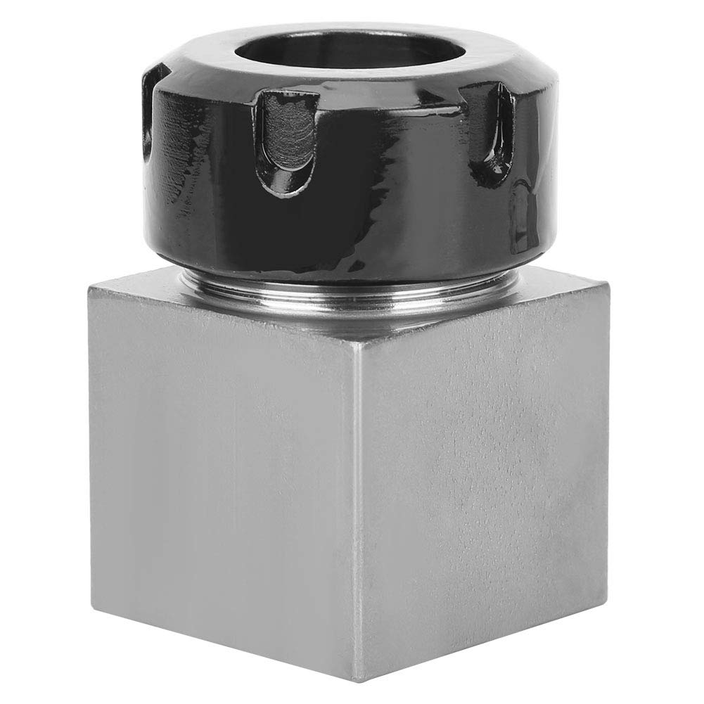 ViaGasaFamido ER-32 Collet Block Tool Holder - High Precision CNC Lathe & Engraving Machine Accessory with Collet Nut - Perfect for Metalworking, Woodworking & DIY Projects