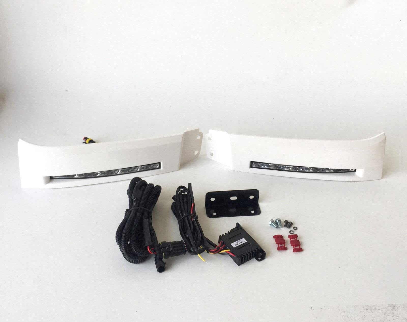 LED DRL Fog Lights Kit for Toyota Tundra & Sequoia 2007-2013 - Front Bumper Filler Panel with Bezel & Wiring Harness - Upgrade Your Vehicle's Style & Night Visibility (Perfect for Off-Roading, Night Driving & Enhanced Safety)