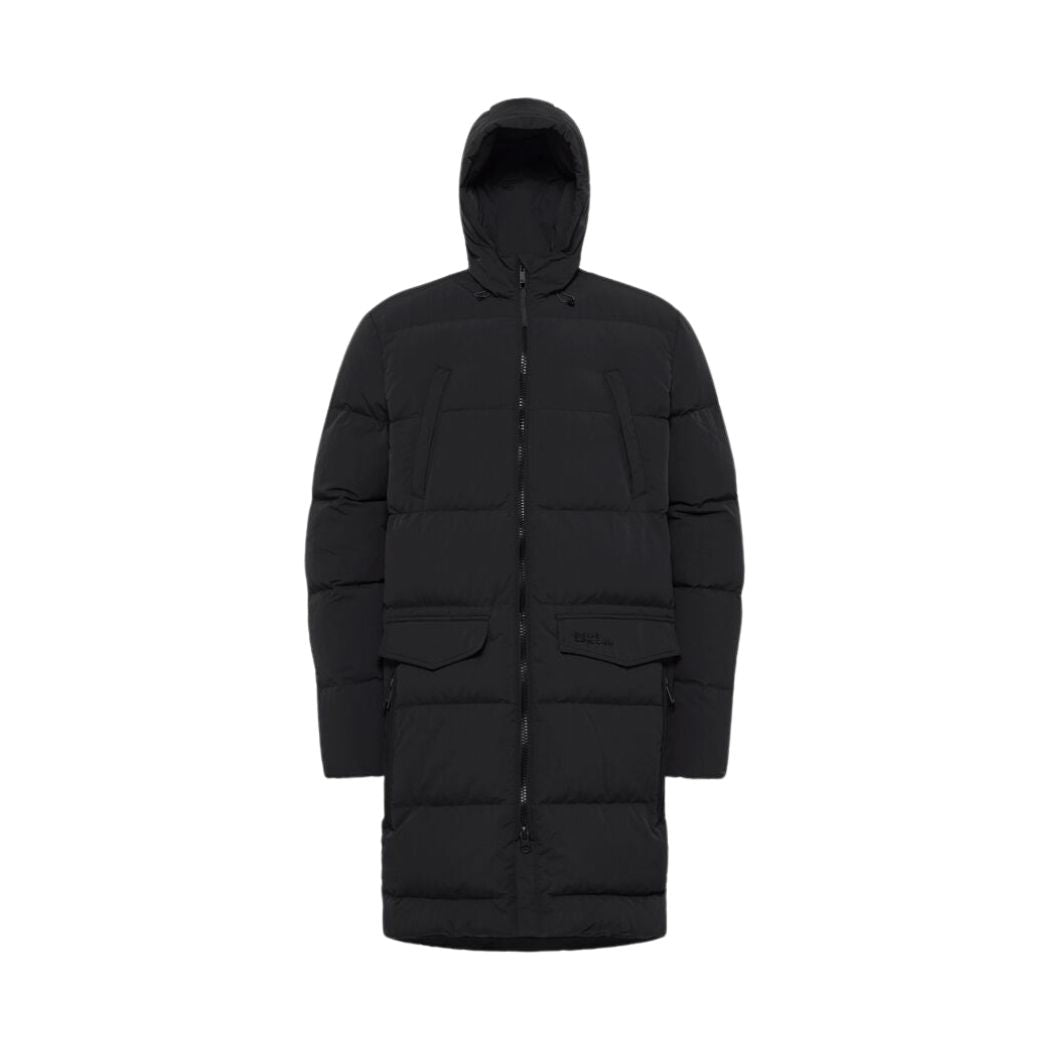 Jack Wolfskin Nordlicht Men's Parka - Waterproof Winter Coat with Hood for Outdoor Activities, Hiking & Snow Sports | Windproof Insulated Jacket for Cold Weather