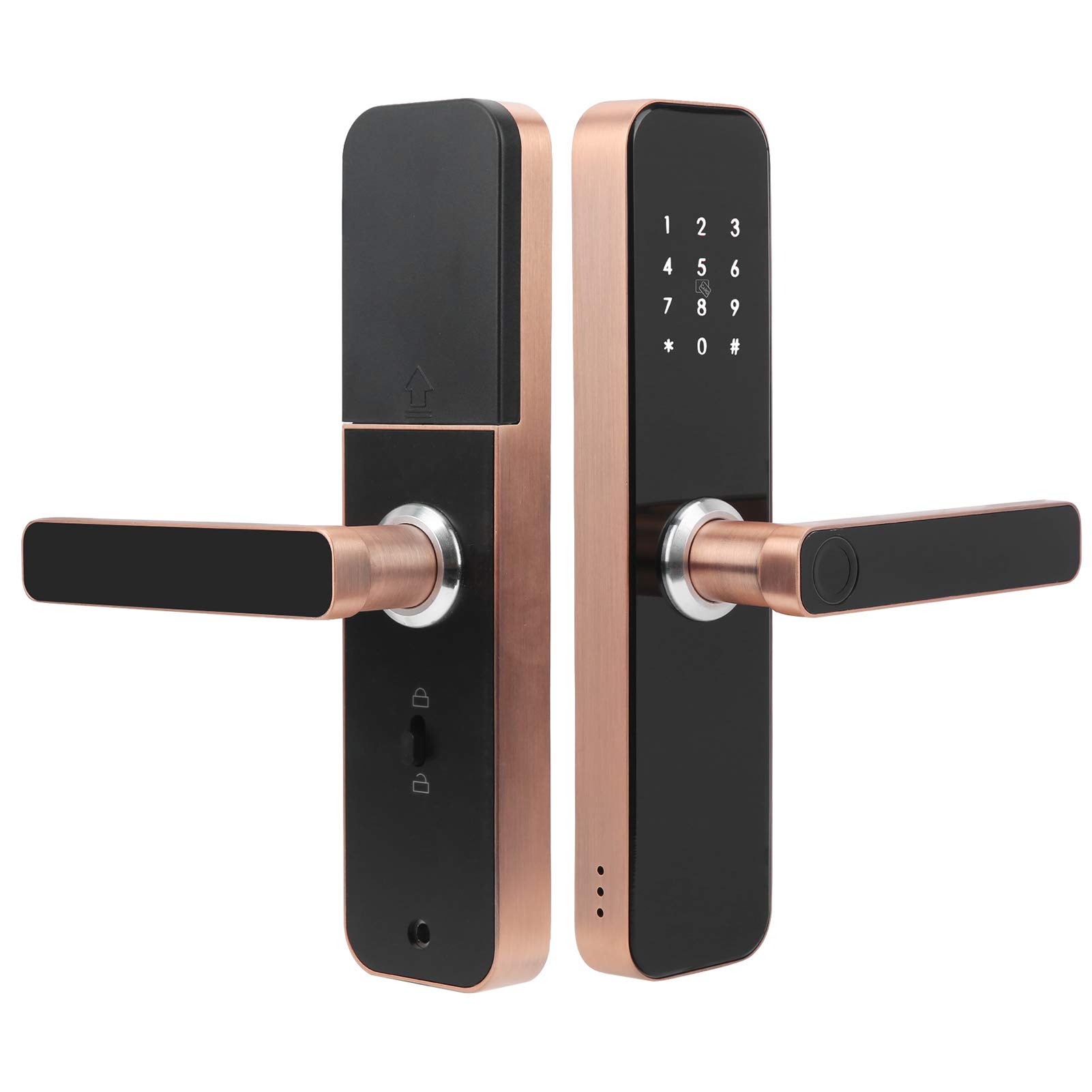 FOUF Keyless Entry Smart Door Lock with Fingerprint, Keypad & WiFi - Biometric Security for Homes | Easy Passcode & Remote Access for Smart Home Security