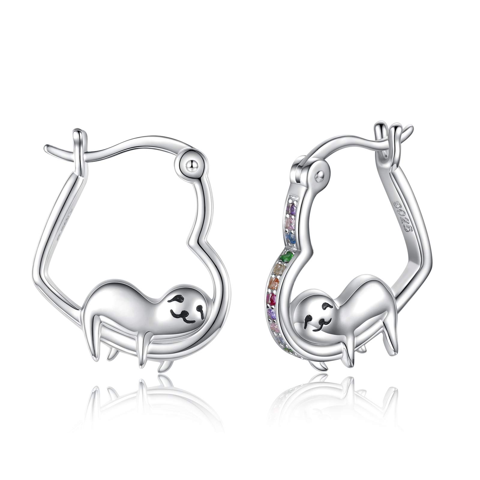 Hypoallergenic 925 Sterling Silver Animal Stud Earrings - Mushroom, Butterfly, Pig, Cow, Otter & Deer Designs for Women & Girls | Perfect for Daily Wear, Gifts & Special Occasions