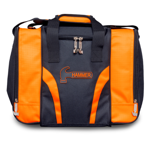 Hammer Raw Single Tote Orange Bowling Bag - Durable Bowling Accessory for League Play & Practice | Perfect for Men & Women Bowlers