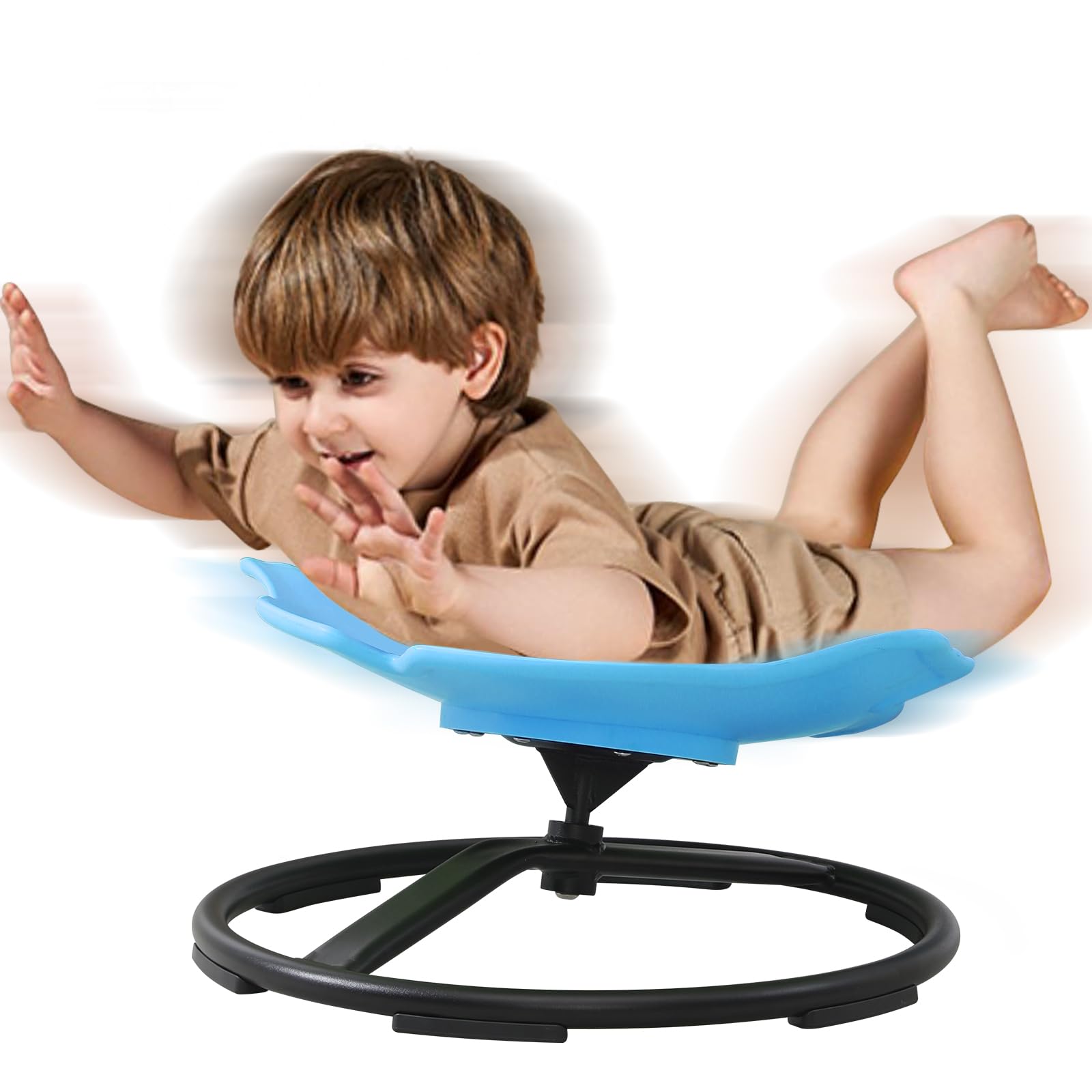 HAPPYMATY Autism Sensory Swivel Chair for Kids - Spinning Balance Toy, Physical Therapy Equipment for Children Ages 3-9 | Indoor Play, ADHD Therapy & Calming Sensory Activity Chair
