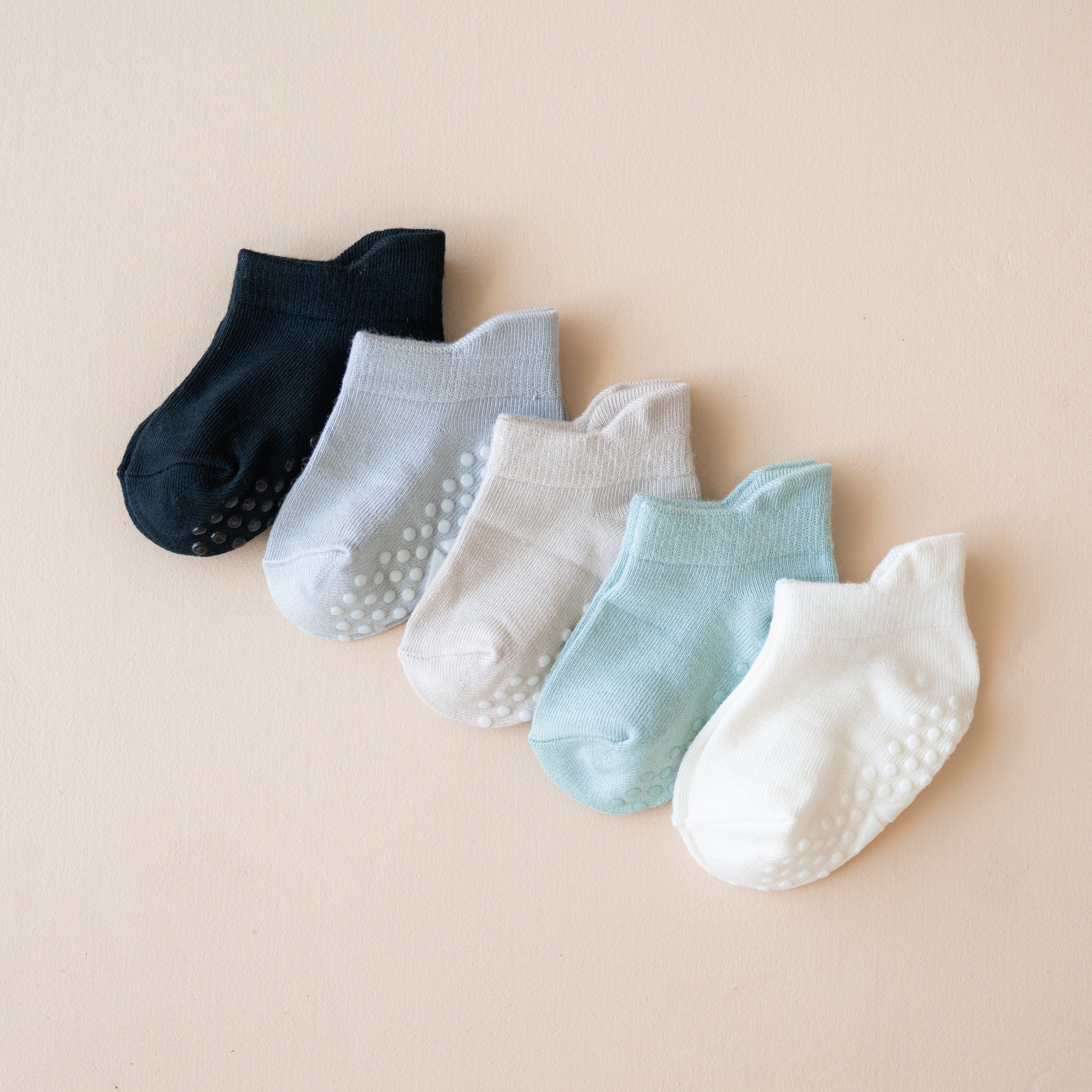 5 Pack Neutral Ankle Socks for Women - Soft Breathable Everyday Socks for Running, Workout & Casual Wear