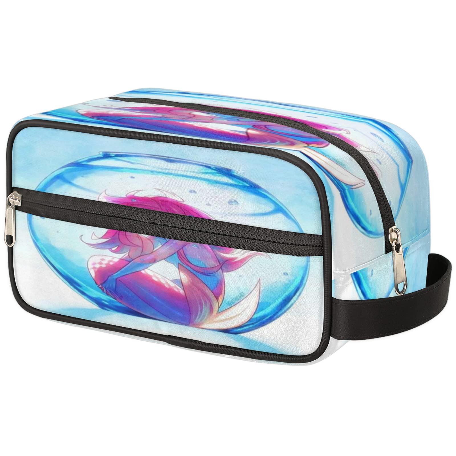 Waterproof Lightweight Travel Toiletry Bag for Women & Men - Large Capacity Cosmetic Organizer, Makeup & Shaving Dopp Kit - Perfect for Vacation, Gym, Camping & Business Trips