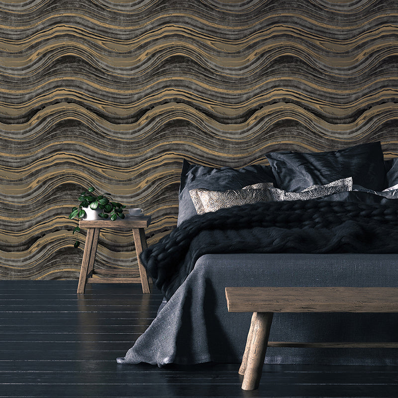 Self-Adhesive Travertine Stone Wallpaper - Easy Peel & Stick Backsplash for Kitchen, Bathroom, and Living Room Decor