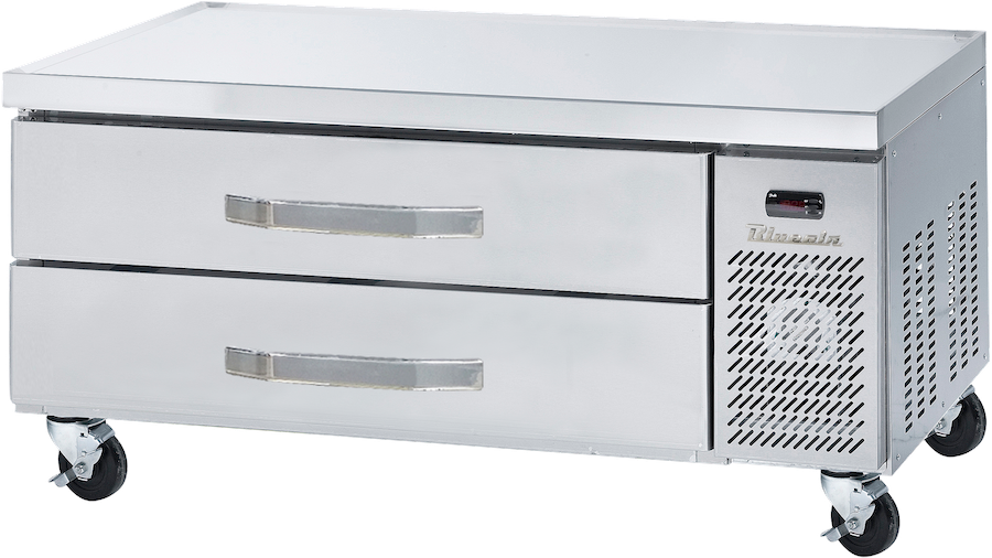 Blue Air BACB53M HC 2-Drawer Chef Base Refrigerator 53cm with Marine Edge & R290 Refrigerant - Perfect for Commercial Kitchens, Restaurants, and Food Service Businesses