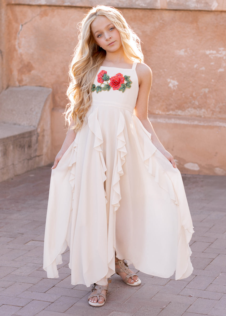 Kaylynn Cream Dress for Women - Elegant & Comfortable Casual Wear for Parties, Dates & Office