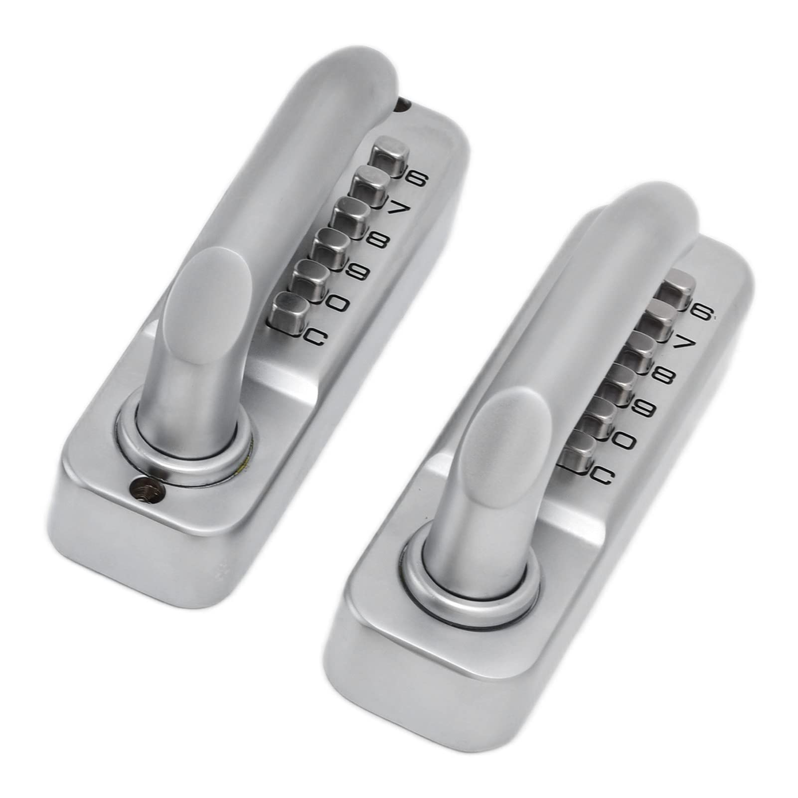 Rosvola Heavy Duty Combination Lock - Zinc Alloy Double Sided Handle Lock for Fence, Gate & Door - Indoor & Outdoor Security Solution for Homes, Gardens & Storage Units