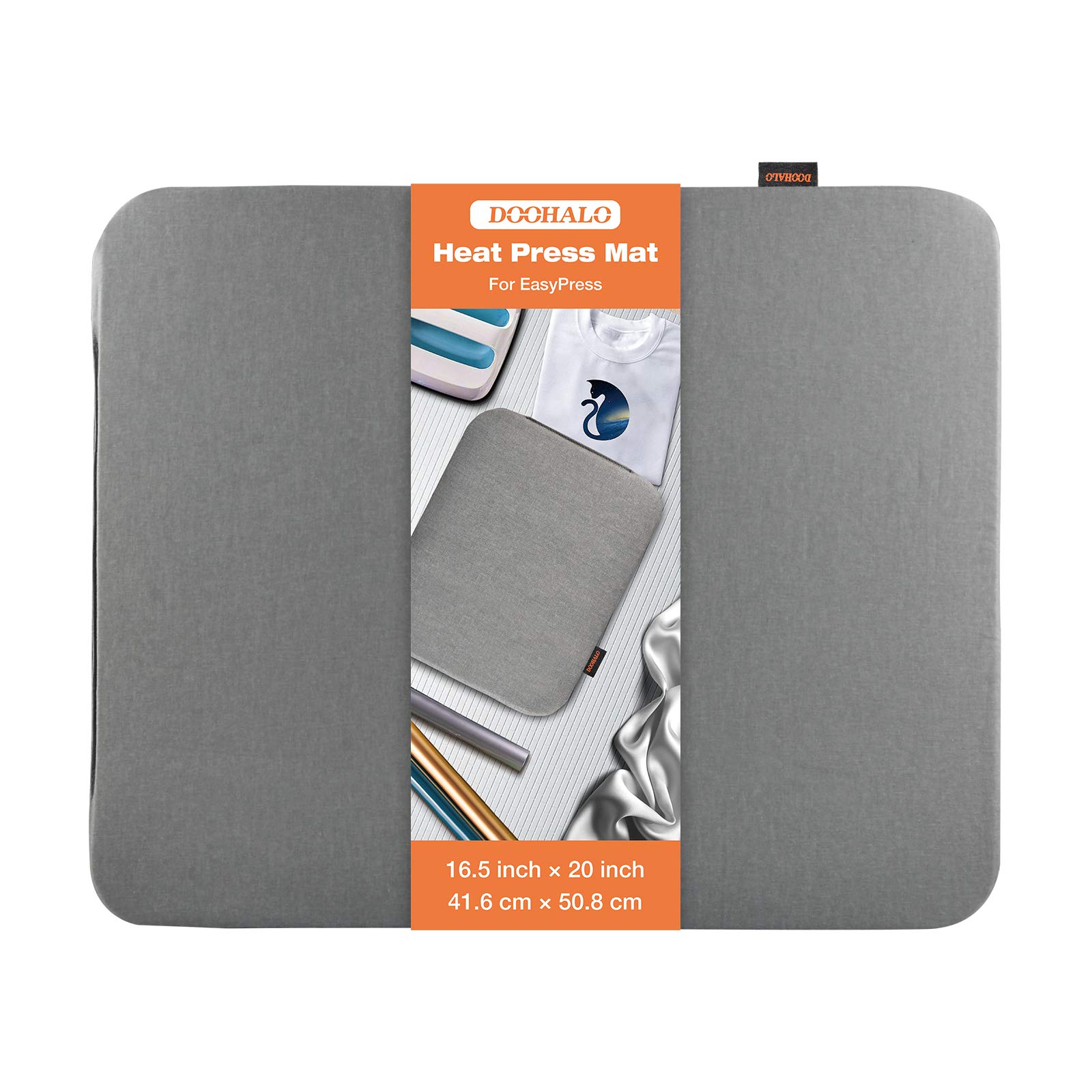DOOHALO Heat Press Mat for Cricut Easy Press - Insulated Craft Ironing Mat for Power Heat Press Machine - Perfect for HTV Vinyl, T-Shirt Transfers & DIY Craft Projects - Ideal for Home, Small Business & Craft Workshops