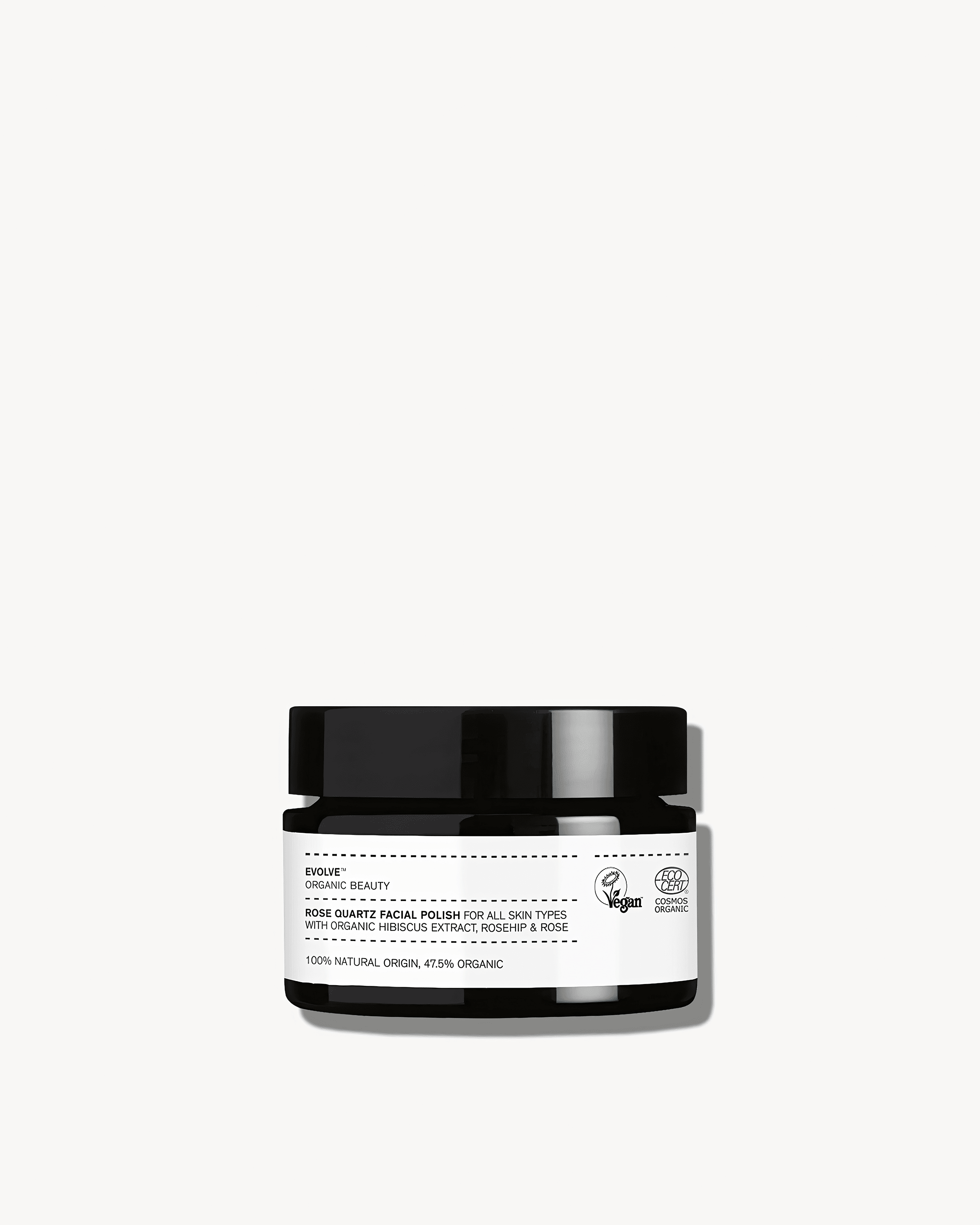 Natural Rose Quartz Facial Polish - Exfoliating & Brightening Face Scrub for Glowing Skin | Perfect for Daily Skincare & Spa Treatments