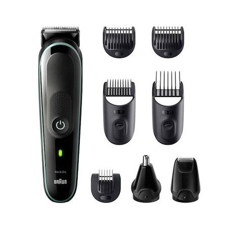 MGK3441 8-in-1 Multi-Function Hair Trimmer for Men - Beard, Nose, Ear & Body Grooming Kit with Precision Blades - Perfect for Home, Travel & Professional Use