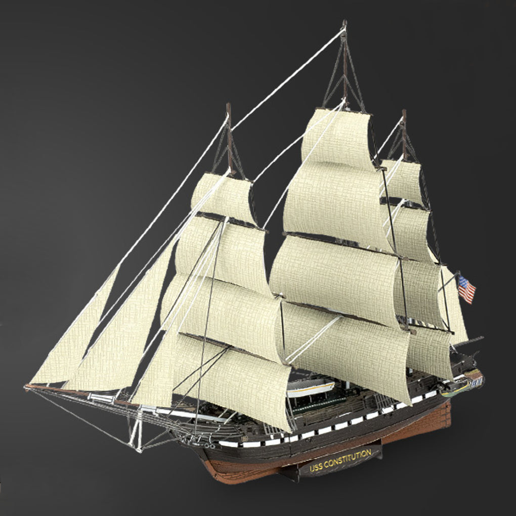 USS Constitution Model Kit - Old Ironsides Wooden Ship Building Set for Adults & Teens - Perfect for History Enthusiasts, Home Decor & Gift Giving
