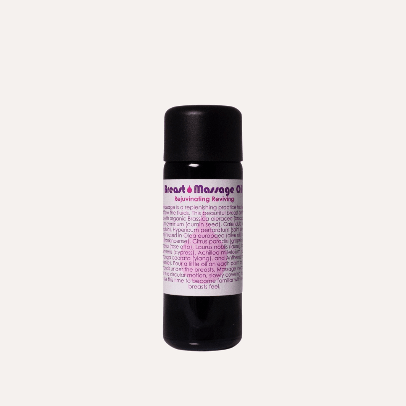 Organic Breast Massage Oil for Women - 50ml Natural Moisturizing & Nourishing Oil - Perfect for Prenatal Care, Lactation Support & Self-Care Rituals