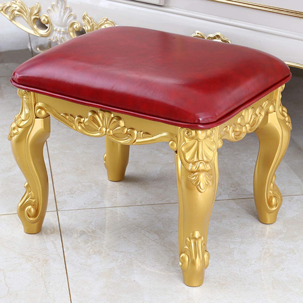 ZYIFAN Vanity Stool with Padded Seat & ABS Legs - Makeup Dressing Bench, Piano Stool for Bedroom - Easy Assembly - Perfect for Makeup Vanity, Dressing Table & Bedside Seating