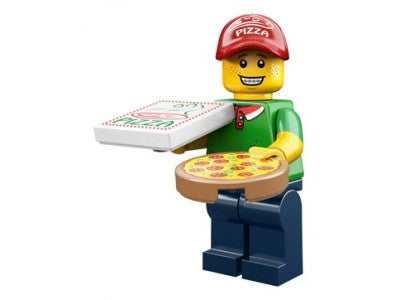 LEGO Minifigure Series 12 Pizza Delivery Man - Collectible Toy for Kids & Adults - Perfect for Pizza-Themed Play, Collections, and Birthday Gifts