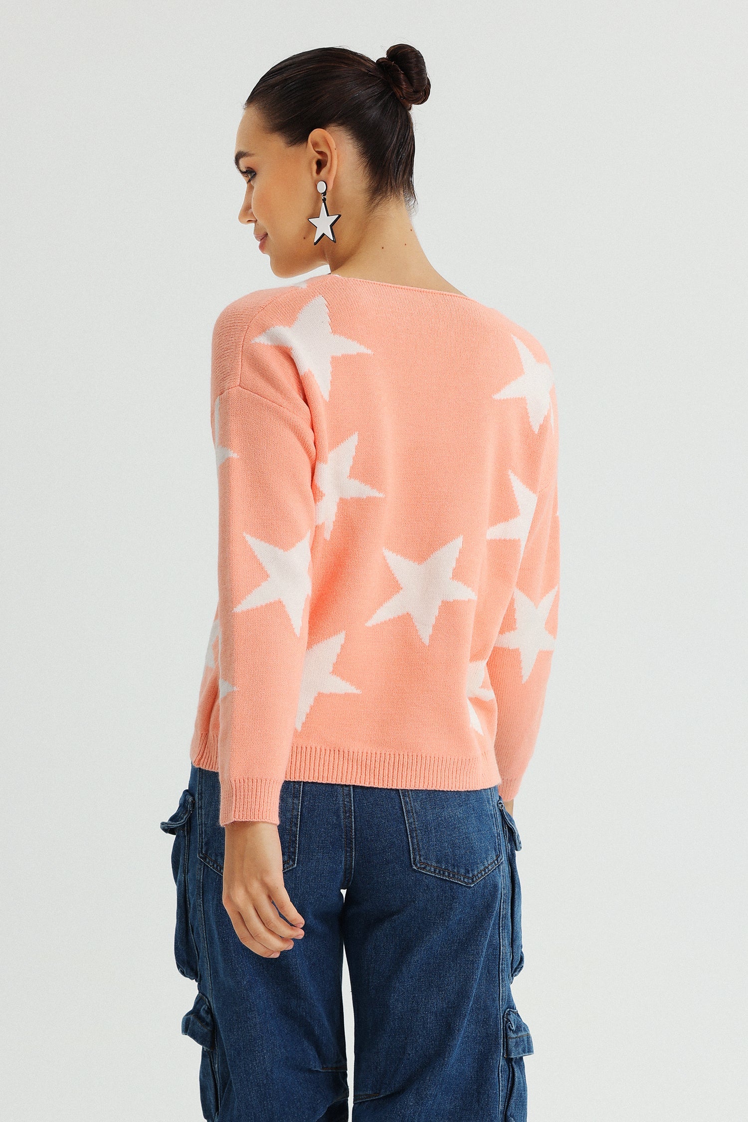 Stylish Naya Starts Sweater in Pink - Perfect for Casual Outfits, Fall Fashion & Cozy Layering