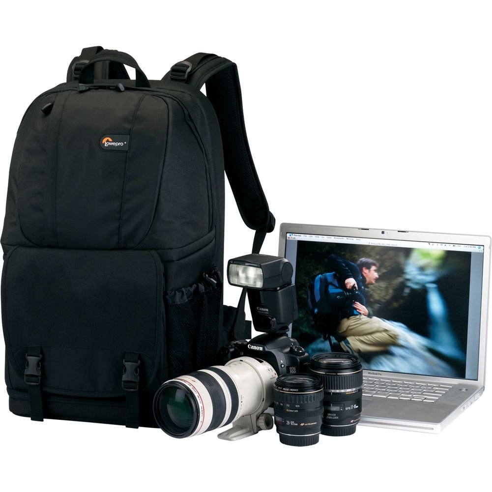 Lowepro Fastpack 350 DSLR Camera Backpack - Waterproof Travel Bag for Photographers with Laptop Compartment | Perfect for Hiking, Air Travel & Outdoor Photography