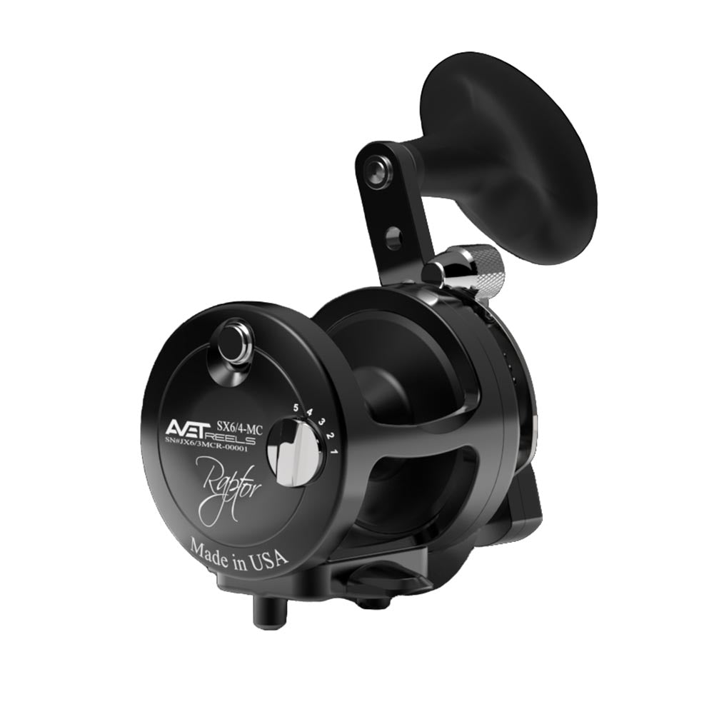 Avet SX Raptor 6/4 MC Two Speed Fishing Reel - Saltwater & Freshwater Fishing Gear for Offshore & Inshore Angling