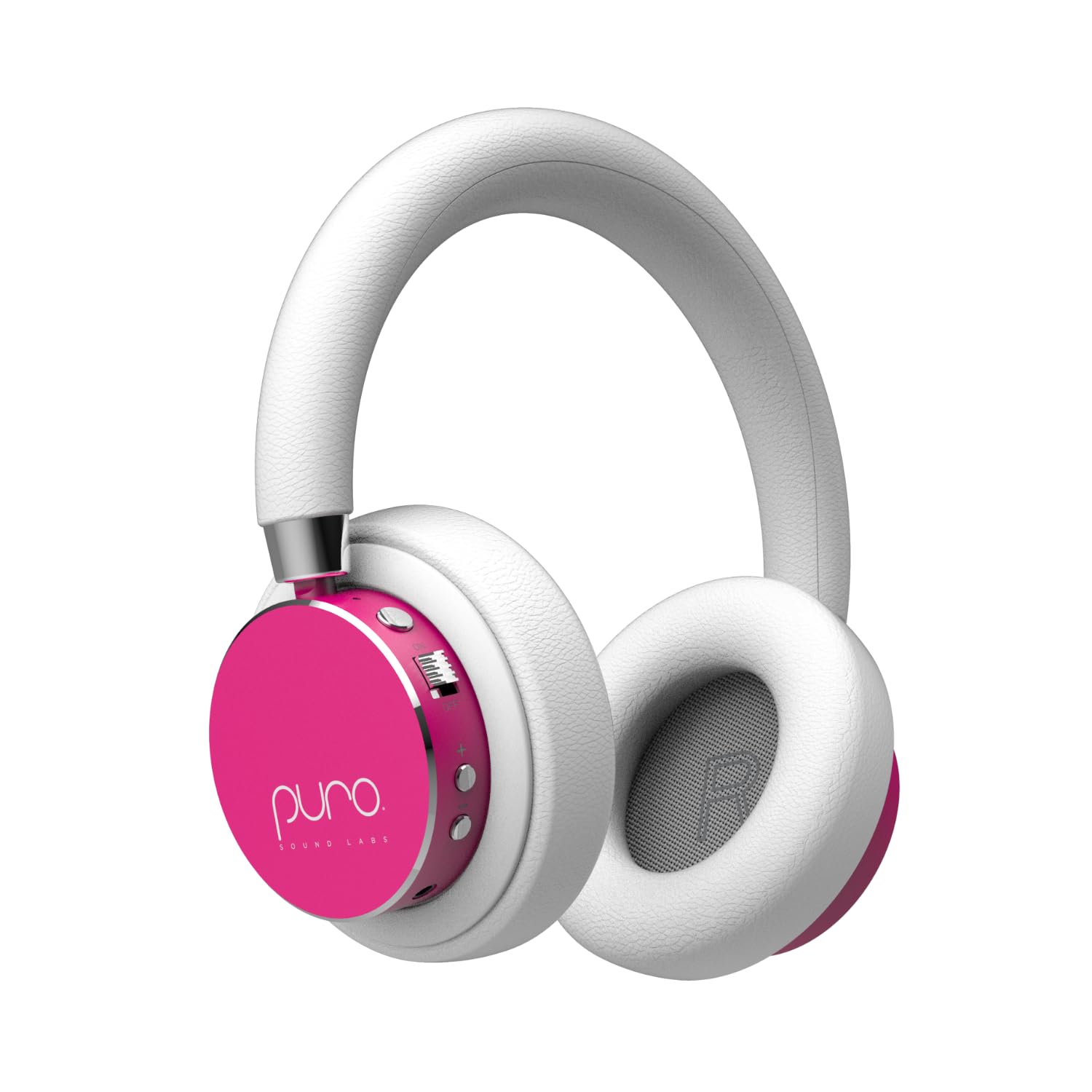 Puro Sound Labs BT2200s Plus Volume Limited Kids’ Bluetooth Headphones - Safe Wireless Headset for Children with 85dB Volume Limit (Pink) - Perfect for School, Travel & Online Learning