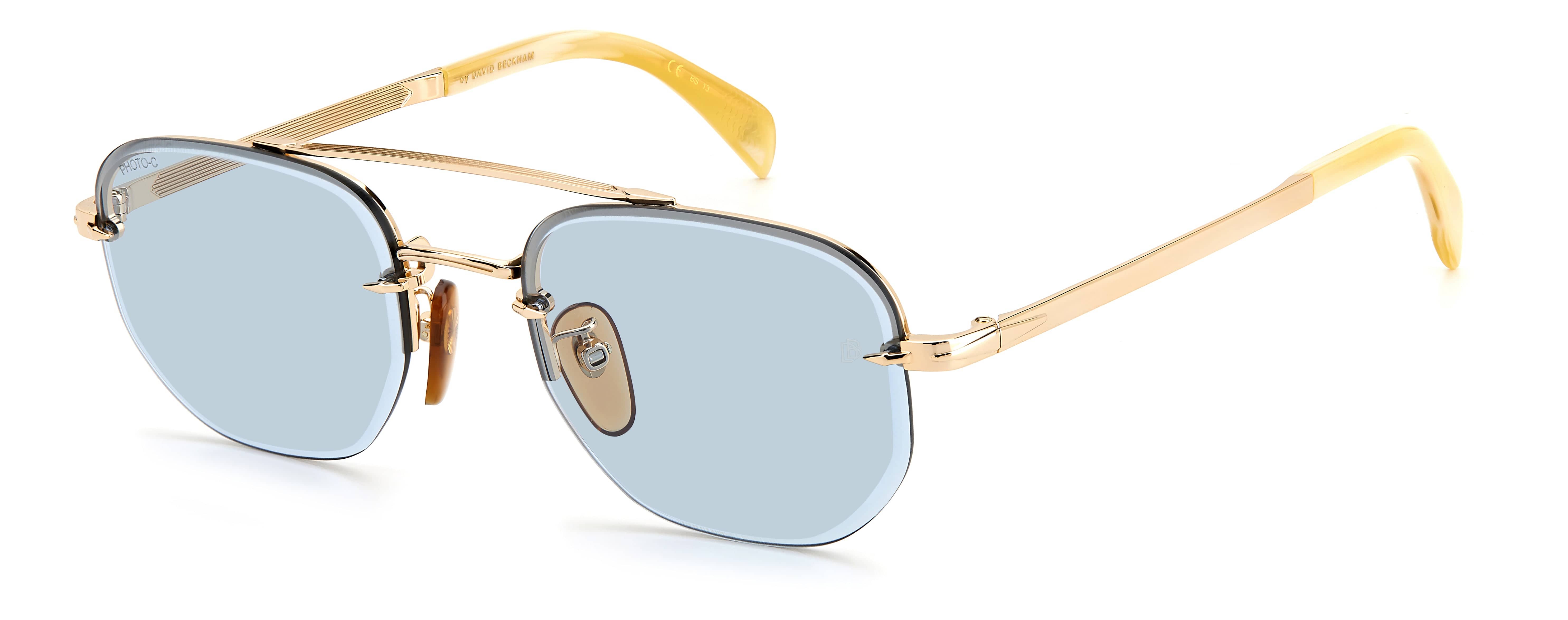 David Beckham DB 1078/S IDA 5320 Polarized Sunglasses for Men - UV Protection Aviator Style Shades for Driving, Travel & Outdoor Activities