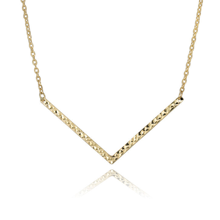 10K Yellow Gold Arrow Necklace for Women - Dainty Delicate Jewelry Gift for Her - Perfect for Everyday Wear, Birthdays & Anniversaries