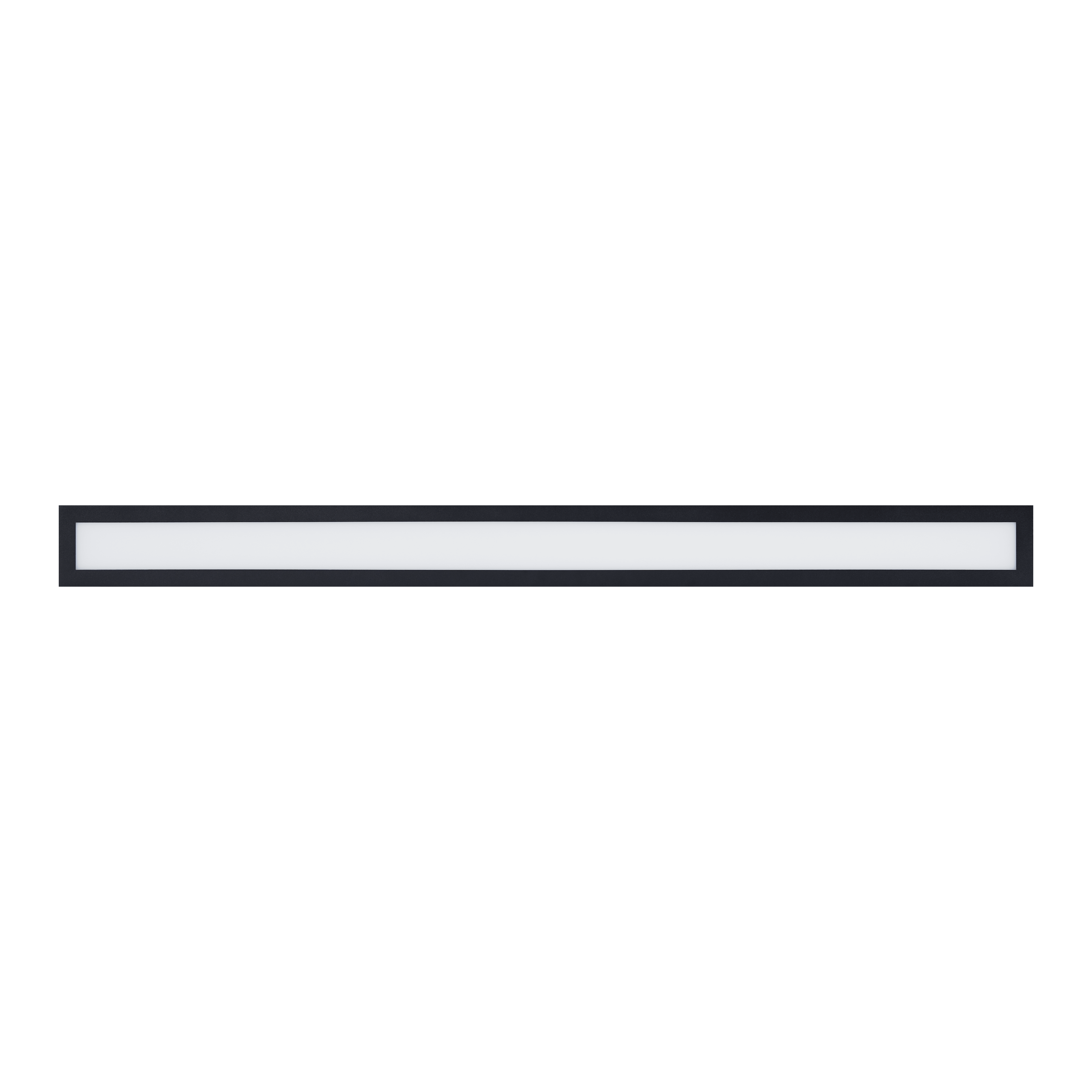 Eglo Connect Salobrena Z Smart LED Ceiling Light - Black Rectangular Flush Mount, Dimmable WiFi Control for Home, Office & Bedroom Lighting