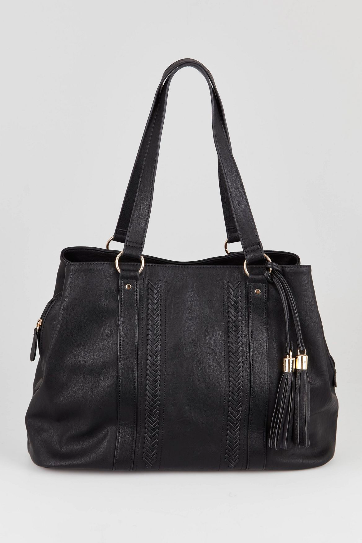 3 Compartment Soft Tote Bag - Lightweight & Durable Shopping Tote with Multiple Pockets - Perfect for Groceries, Beach Trips, and Work Commutes