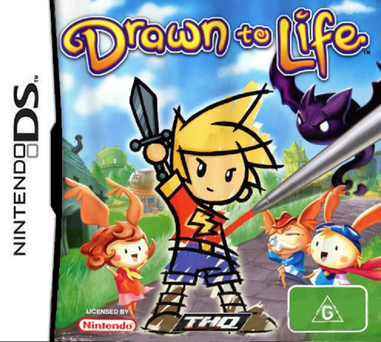 Drawn to Life Nintendo DS NDS Game - Creative Drawing Adventure for Kids & Adults - Perfect for Family Game Night & Travel Entertainment