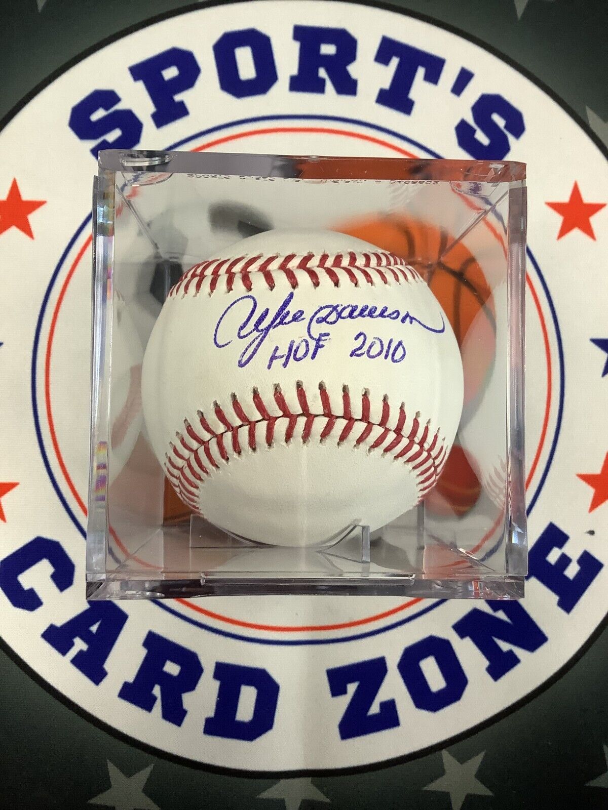 Andre Dawson Autographed Baseball - Hall of Fame 2010 Inscription with JSA COA - Perfect for Sports Memorabilia Collectors and Chicago Cubs Fans
