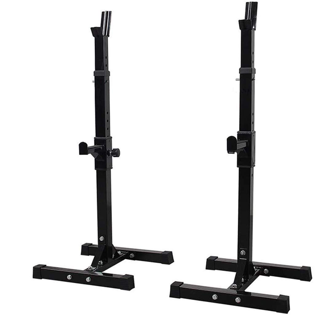 Adjustable Squat Rack with Barbell Holder & Bench Press - Portable Home Gym Equipment for Strength Training | Perfect for Garage, Basement & Small Space Workouts