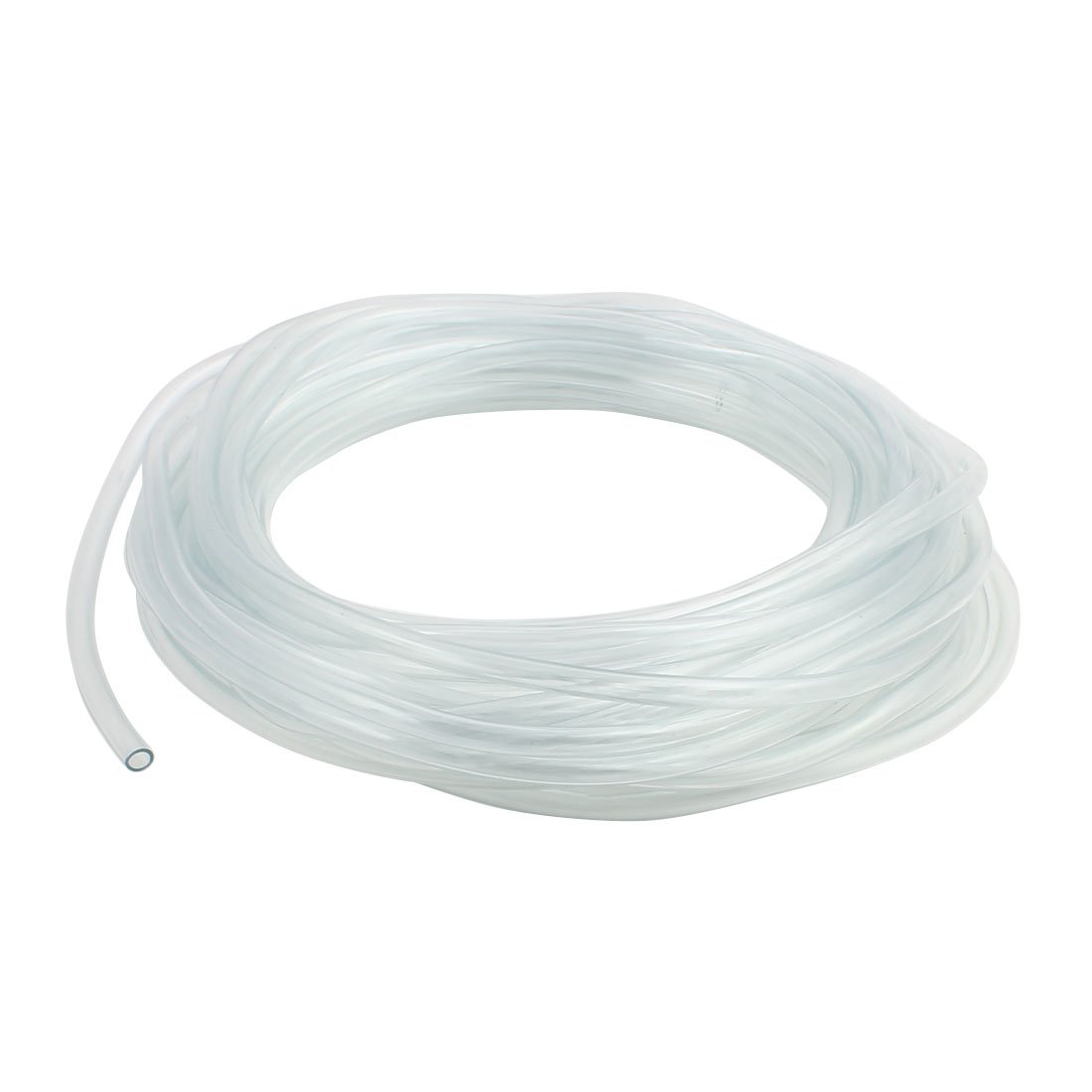 uxcell® 6mm Diameter Clear Aquarium Silicone Air Line Tubing - 15M Fish Tank Air Pump Hose for Bubble Stones, Sponge Filters & Aeration Systems