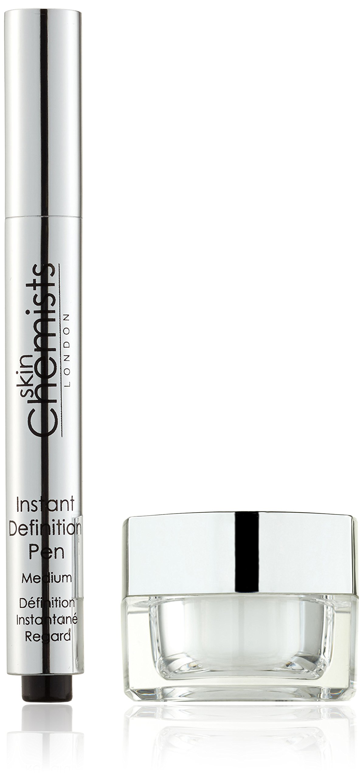 SkinChemists Placenta Eye Gel & Instant Definition Pen 15ml - Dark Circle Treatment & Anti-Aging Eye Care for Puffiness & Wrinkles | Perfect for Daily Skincare Routine & Travel