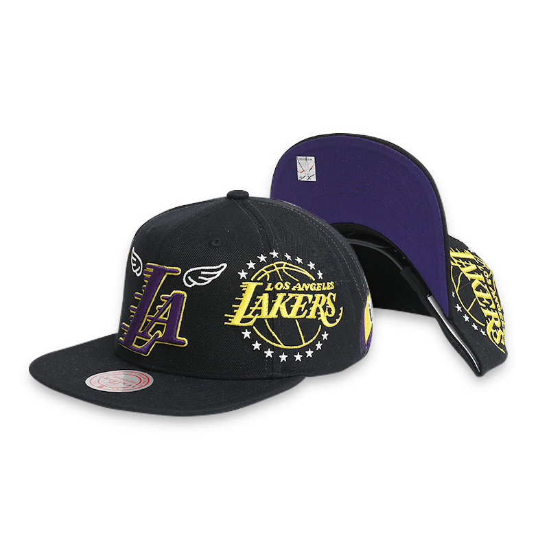 My Towns Snapback Hat - Adjustable 6-Panel Baseball Cap for Men & Women - [6HSSMM20187 LALBLCK] - Perfect for Streetwear, Sports & Casual Outfits