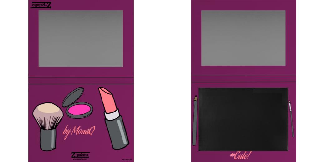 Custom Extra Large Z Palette - Magnetic Makeup Palette for Eyeshadows & Blush - Perfect for Professional Makeup Artists & Travel