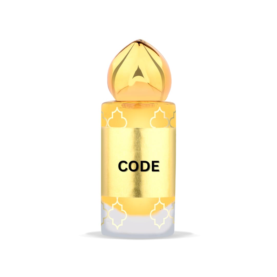 Code 10ML Men's Traditional Fragrance Perfume Oil - Long Lasting Woody Attar Ittar (0.33 Fl Oz) | Free Shipping | Perfect for Daily Wear, Special Occasions & Gifts