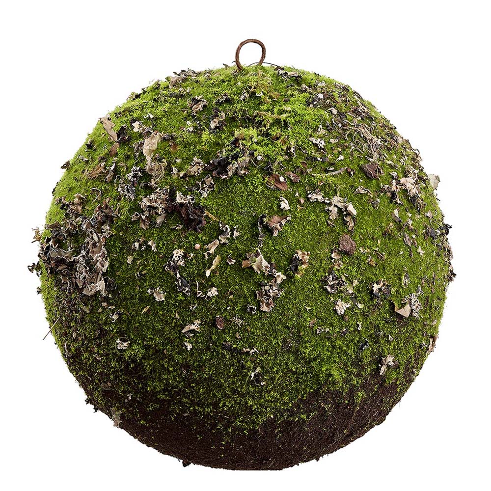 12 Pack Artificial Topiary Balls - Realistic Green Moss & Soil Design, Perfect for Indoor/Outdoor Decor, Wedding Centerpieces, Office & Home Landscaping