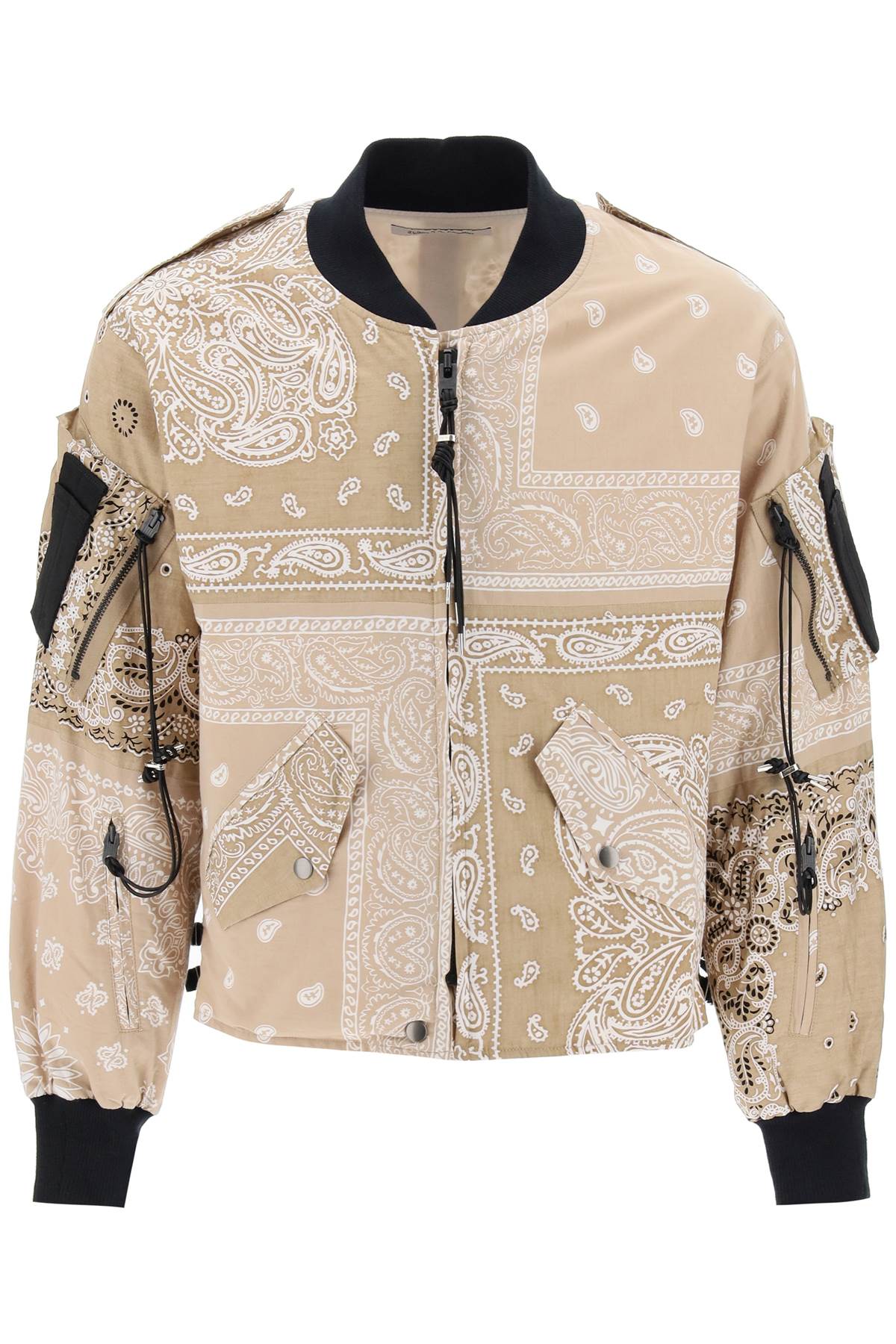 Children of the Discordance Bandana Print Bomber Jacket - Stylish Streetwear for Urban Fashion & Casual Outfits