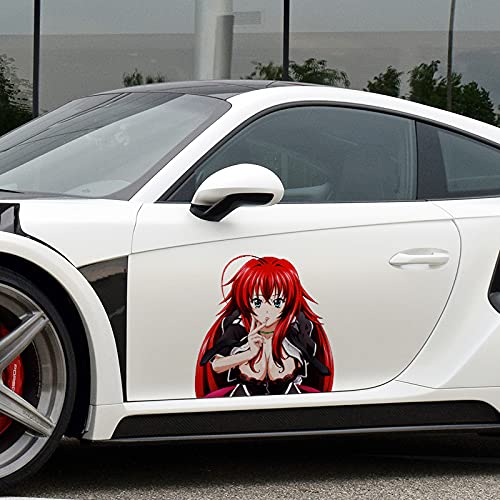 EARLFAMILY 16.9'' Anime Car Stickers & Decals - Waterproof Vinyl Door Protector for Cars, Trucks & SUVs - Sexy Hood Decor for Vehicle Wrap (Left Side) - Perfect for Car Enthusiasts & Anime Fans