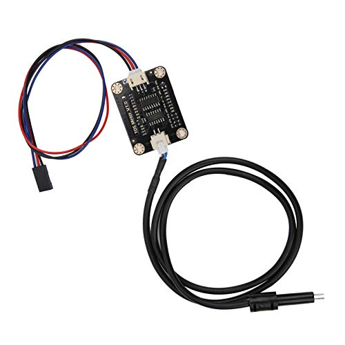 Water Conductivity Tester - Plug and Play Water Quality Monitoring Module with Waterproof Probe for Household, Aquarium, and Hydroponics Use