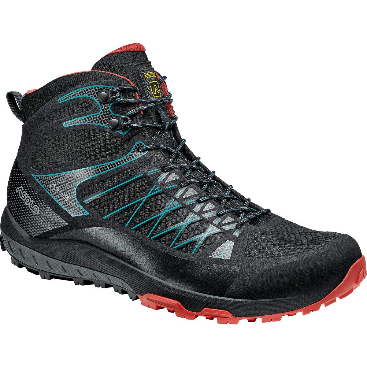 Asolo Men's Grid Mid GV Lightweight Hiking Boots - Waterproof, Durable & Comfortable for Thru-Hiking, Backpacking, and Outdoor Adventures