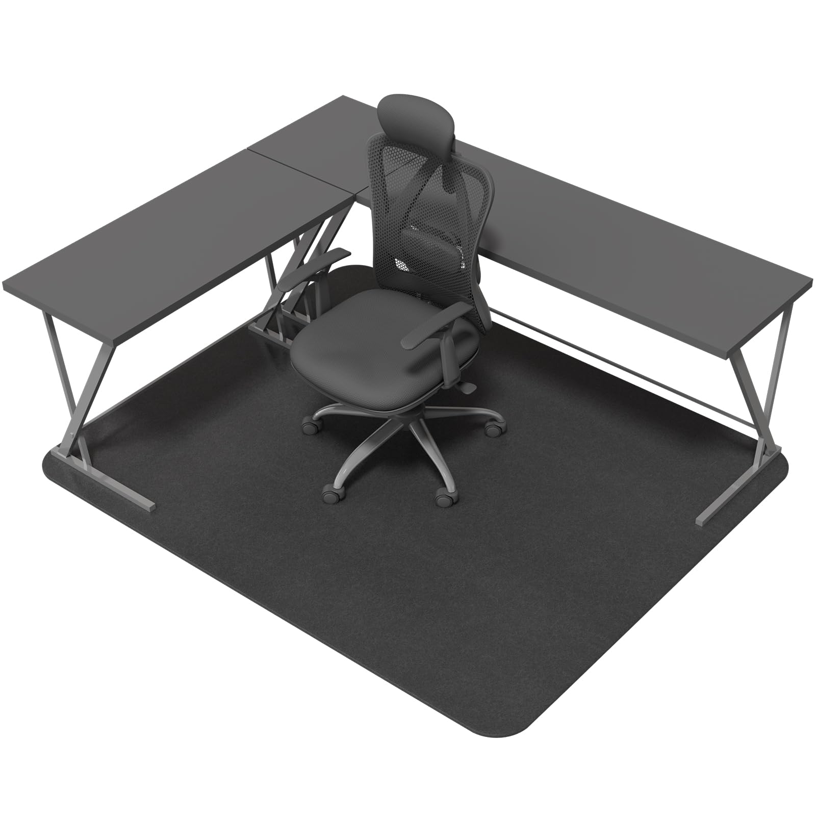 Premium Office Chair Mat for Carpet & Hardwood Floors - 51